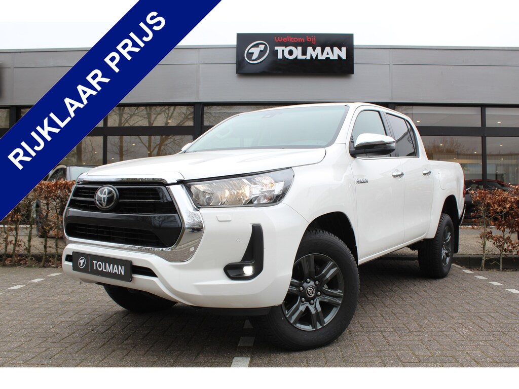 Toyota Hilux 2.4 D-4D Double Cab Van Professional Automaat | Rijklaar | Navi | PDC | Stoelverwarming | Keyless | Camera | Clima | Cruise | BPM vrij