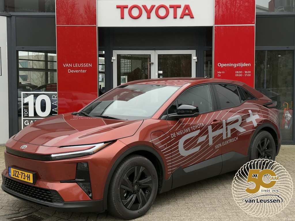 Toyota C-HR / C-HR+ FIRST EDITION 77KWH WLTP-607KM EL-ACHTERKLEP PRIVACY-GLASS 18"LMV BLISS STOELVERW. P-SENSOREN WARMTEPOMP