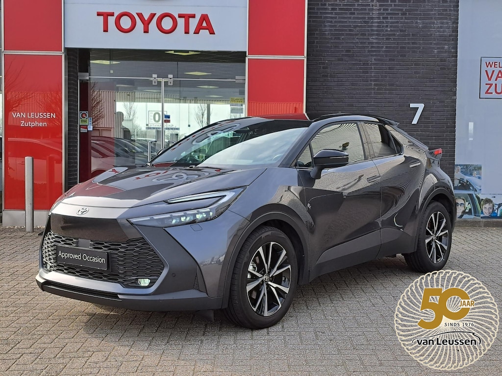 Toyota C-HR / C-HR+ 1.8 HYBRID 140 FIRST-EDITION STOEL/STUURVERW BLIND-SPOT PARK-SENSOREN NAVI APPLE/ANDROID EL-ACHTERKLEP