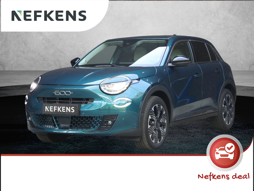 Fiat 600 La Prima 110pk Hybrid | Achteruitrijcamera | Dodehoekdetectie | Lederen Bekleding
