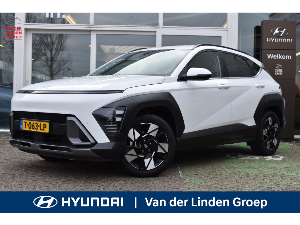Hyundai Kona 1.6 GDI HEV Premium Leder/360cam/18"/Navi/Carplay/""Rijklaar!