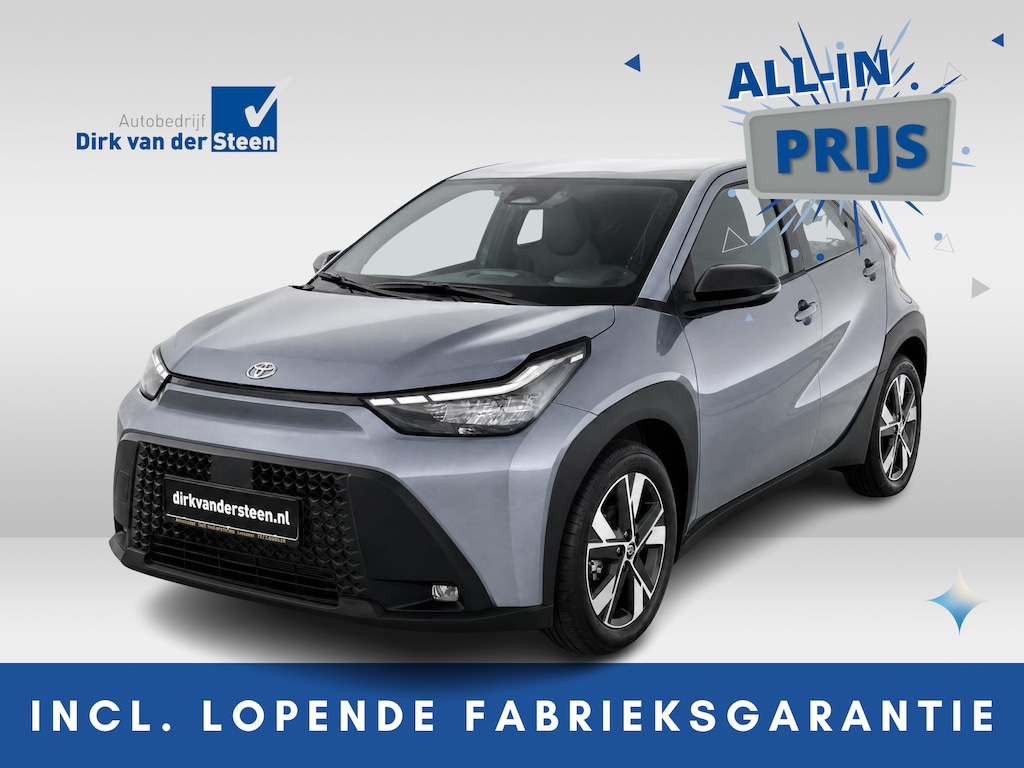 Toyota Aygo X Hybrid 115 play | Comfort Pack & Active Pack | Achteruitrijcamera | Apple Carplay/Android Auto | Voorstoelen verwarmd | Carkit | DAB | LED |