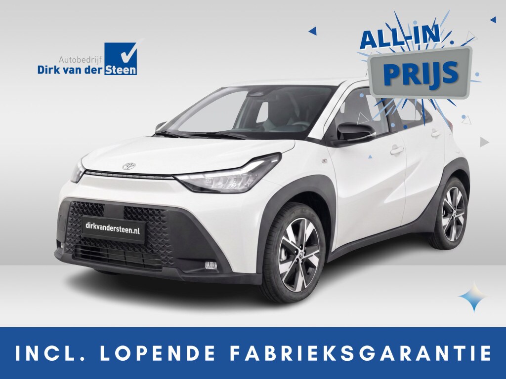 Toyota Aygo X Hybrid 115 play | Comfort Pack & Active Pack | Achteruitrijcamera | Apple Carplay/Android Auto | Voorstoelen verwarmd | Carkit | DAB | LED |