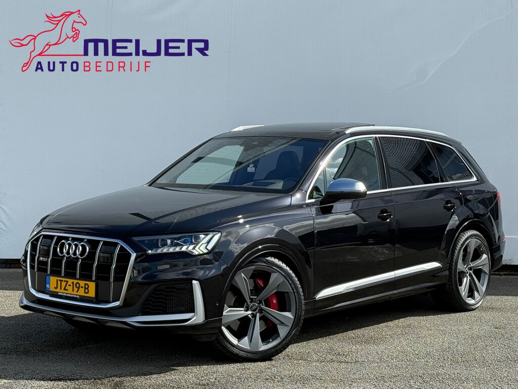 Audi Q7 4.0 TDI SQ7 quattro 7 persoons|4Wielsturing|LED|Nachtzicht|Stoelverw+Koeling+Massage|Facelift|Panoramadak|Trekhaak|435PK !