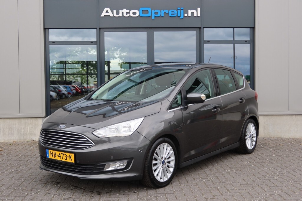 Ford C-Max 1.0 Titanium 125pk Clima, NAVI, Camera, Cruise, Trekhaak, PDC V+A, 1e eigenaar