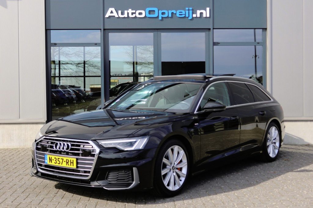 Audi A6 A6 Avant 55TFSI e Quattro 367pk S Line Competition Pano dak, Trekhaak 2000 kg