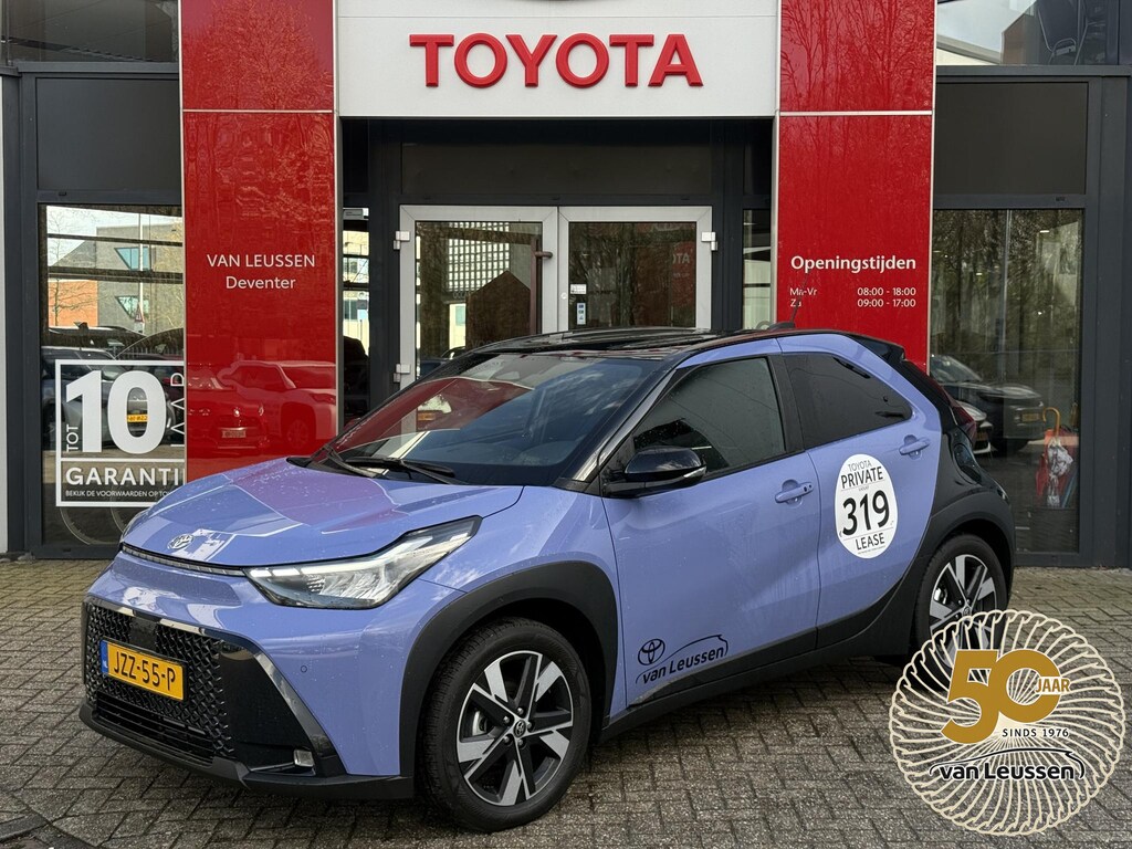 Toyota Aygo X HYBRID 115 PULSE APPLE/ANDROID KEYLESS PARK-SENSOR CAMERA CLIMA 17"LMV EL-SPIEGELS PRIVACY-GLASS