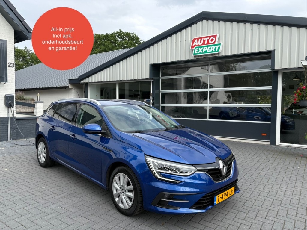 Renault Megane Estate 1.3 TCe 140 Equilibre, Lane assist, Airco, Parkeerhulp, All-in prijs inclusief apk en afleverbeurt