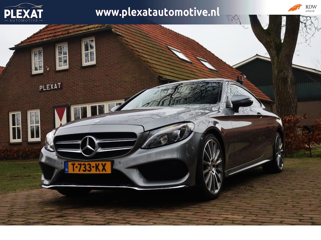 Mercedes-Benz C-klasse Coupé 220 d Prestige Aut. | AMG-Pakket | Panorama | Slechts 75.000KM | Stoelverwarming | Volledige Historie