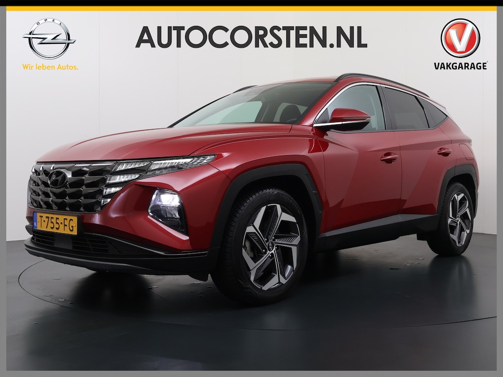 Hyundai Tucson 1.6T 265PK PHEV Autom. SOH 100% 4WD Navi Camera Adap.Cruise Apple Carplay Android Pdc ECC Comfort Smart Hybrid Isofix DAB Elek.Achterklep Stoel+Stuurverwarming Led Lmv Keyless Regensensor AWD Origineel Nederlandse Auto Plug In Hybride