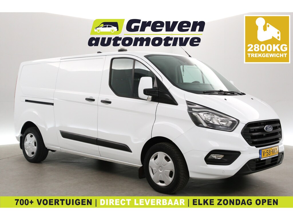 Ford Transit Custom 2.0 TDCI L2H1 170PK | 2800KG Trekgew. | Airco | Cruise | 3 Zits | Trekhaak | Parkeersens.