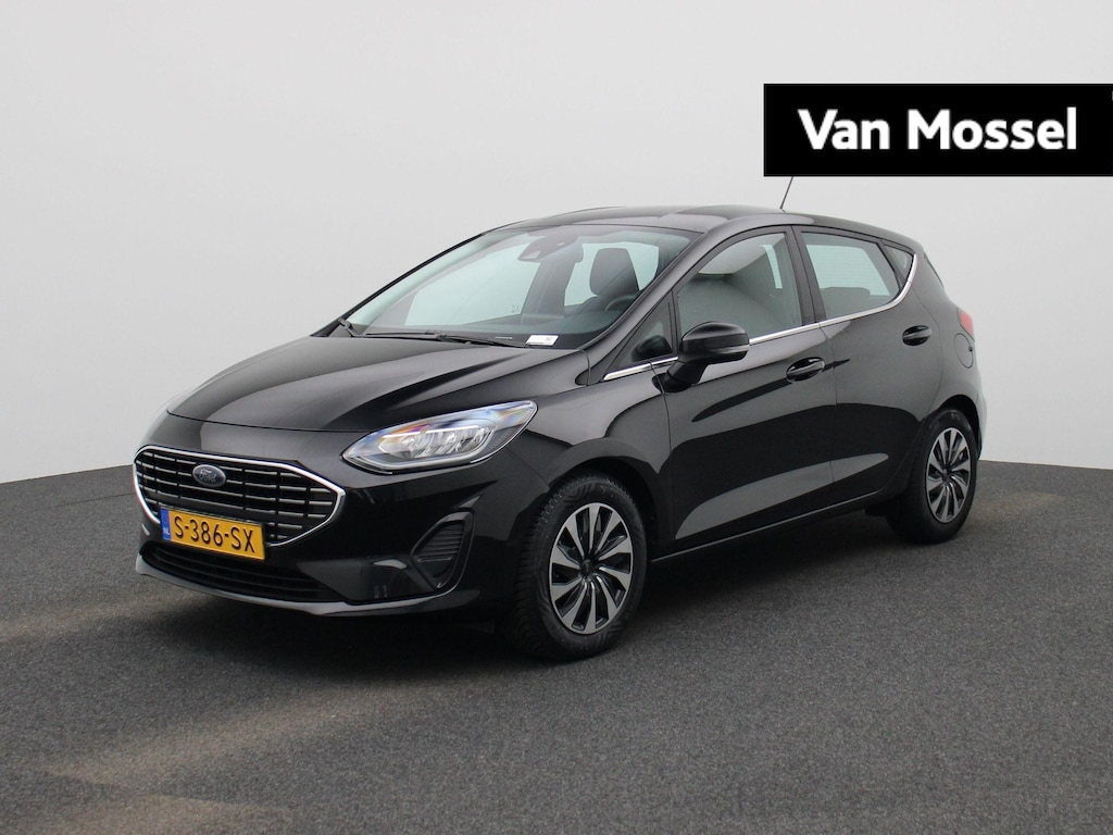 Ford Fiesta 1.0 EcoBoost Hybrid Titanium | Apple Carplay/Android Auto | Cruise Control | Navigatie | Parkeersensoren | Bluetooth |