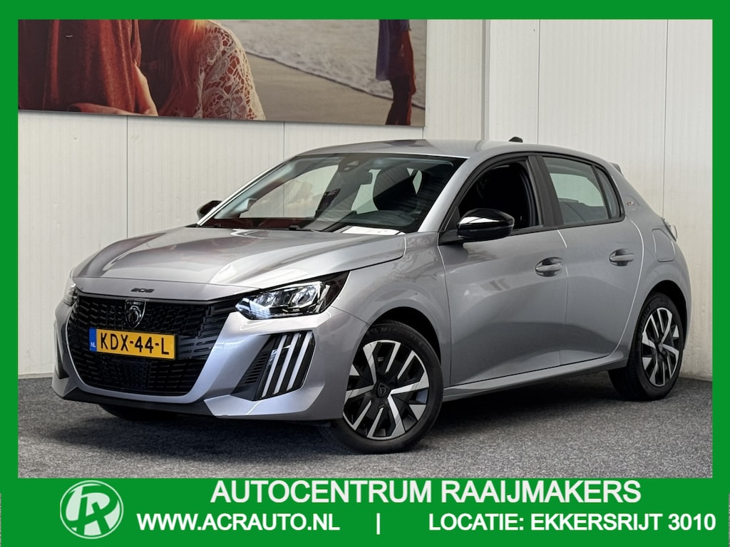 Peugeot 208 1.2 STYLE 100PK MODEL 2025 NAVIGATIE CRUISE CONTROL APPLE CARPLAY/ANDROID AIRCO  BLUETOOTH TELEFOON RIJSTROOKSENSOREN PDC ZEER MOOI !!