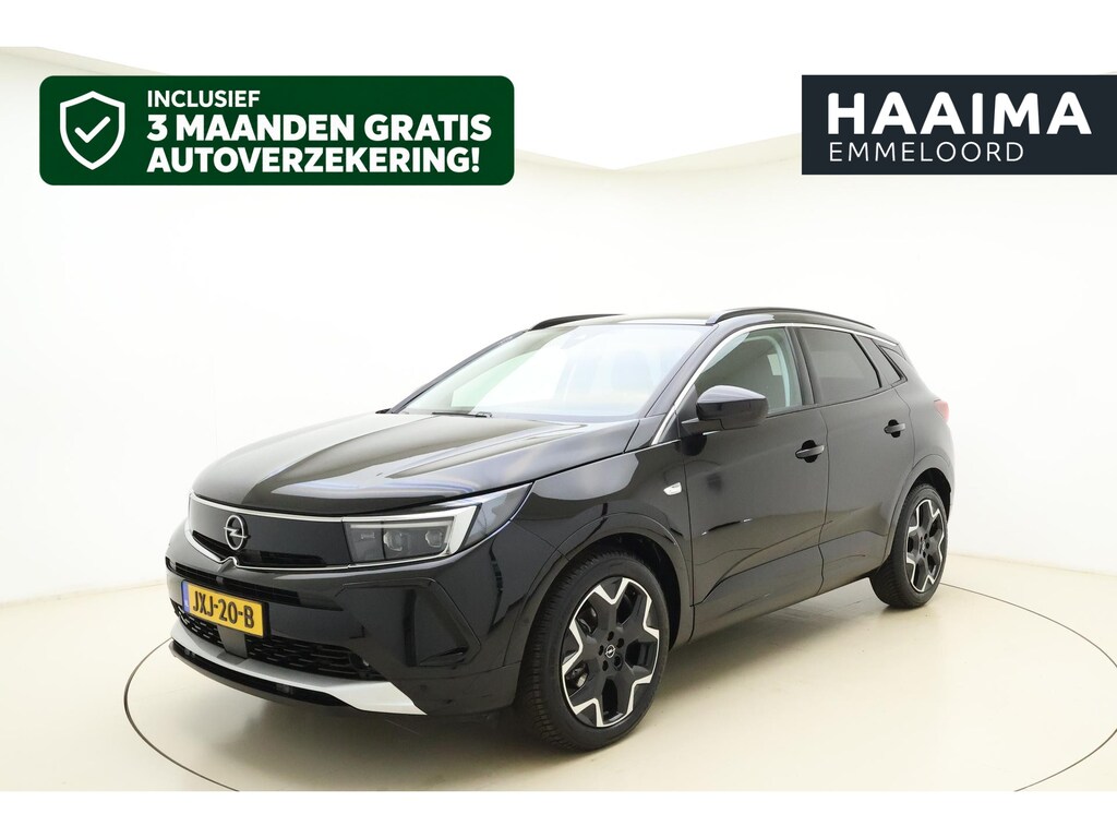 Opel Grandland 1.2 Turbo Ultimate | Climate & Cruise Control | Elektrische Achterklep | Stoelverwarming | Navigatie |