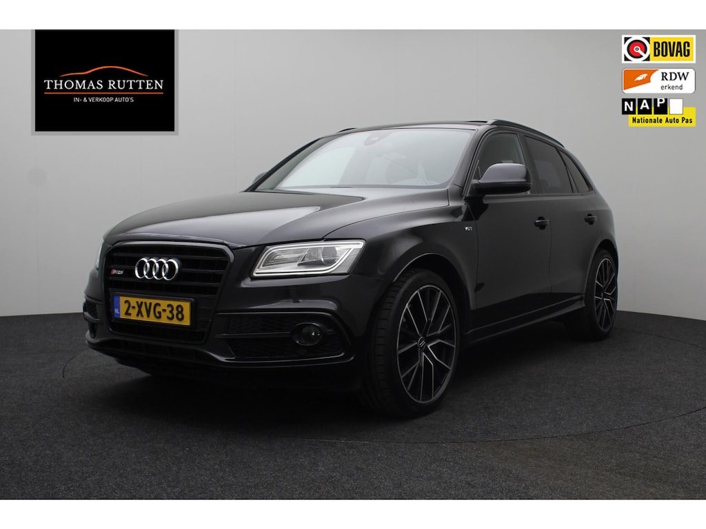 Audi Q5 3.0 TDI SQ5 quattro Pro Line 2014 NAP | B&O | Panoramadak | Memory | Camera | Trekhaak | Cruisecontrol | Navigatie | Bluetooth | PDC | Climate control | Stoelverwarming | Keyless | LED Xenon | Carbon