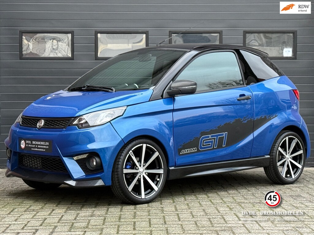 AIXAM GTI Coupé Sport Brommobiel 2019 1eig 13dkm NIEUWSTAAT!
