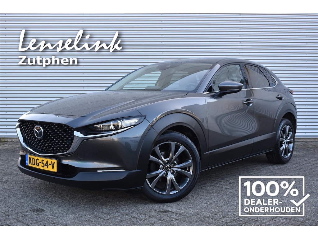 Mazda CX-30 Skyactiv-X 180pk M-hybrid Automaat Luxury | i-Activsense | 360° Camera | Schuifdak | Bose | Elek. Achterklep | Rijklaarprijs incl 12 mnd BOVAG !