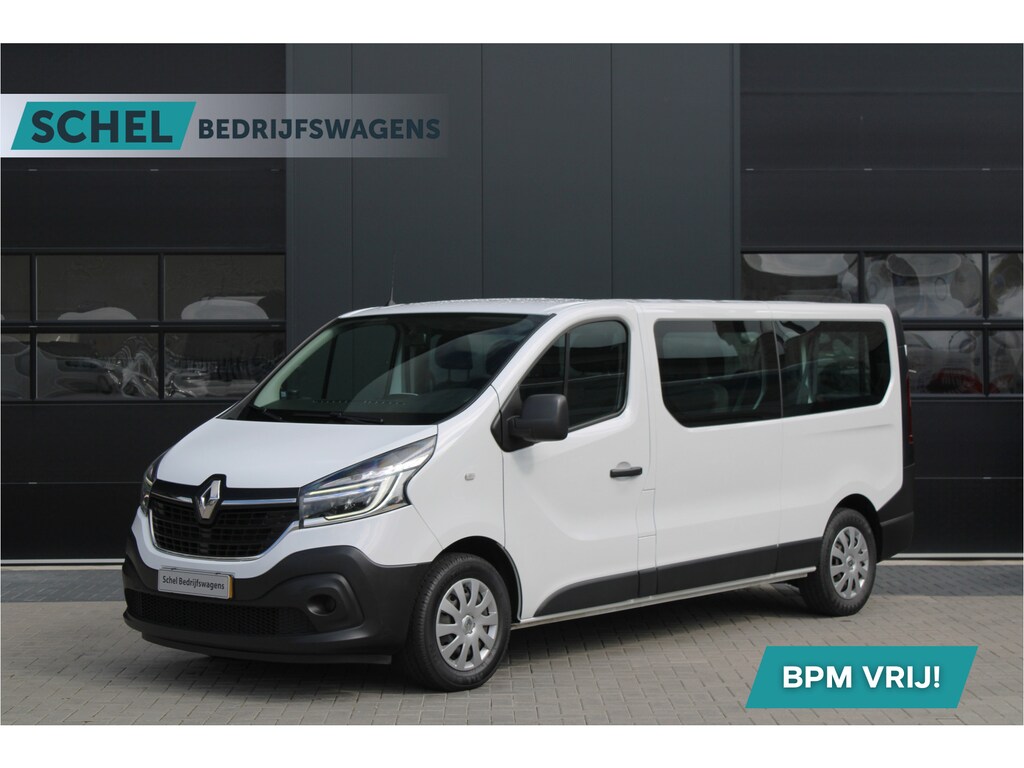 Renault Trafic Passenger 2.0 dCi 120 Grand Life 120pk 9 Zits - Prijs incl. BTW - Airco - Cruise - LED - Navi - Bluetooth - Rijklaar
