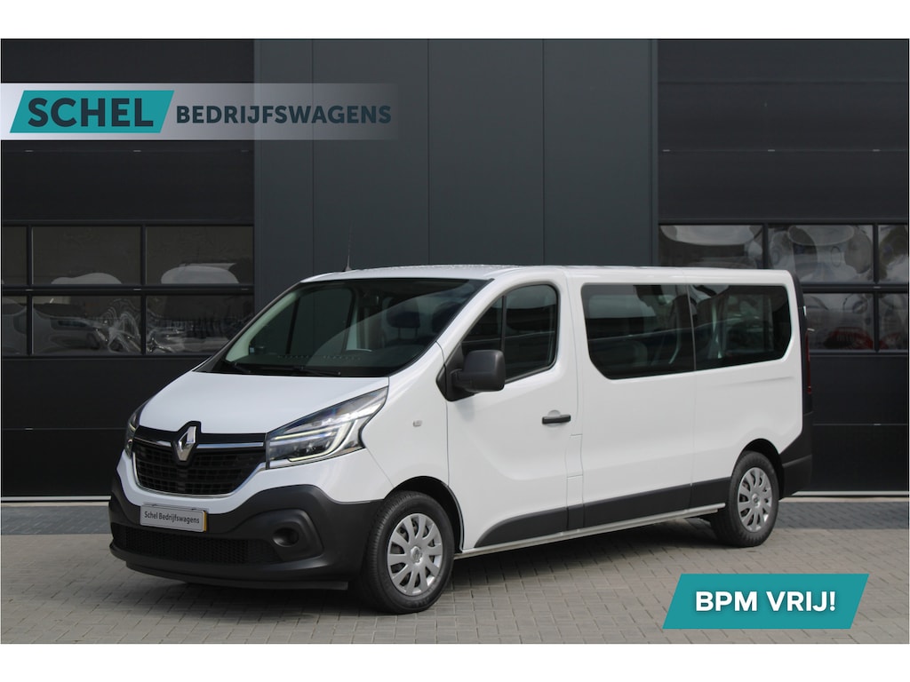 Renault Trafic Passenger 2.0 dCi 120 Grand Life 120pk 9 Zits - Prijs incl. BTW - Airco - Cruise - LED - Navi - Bluetooth - Rijklaar