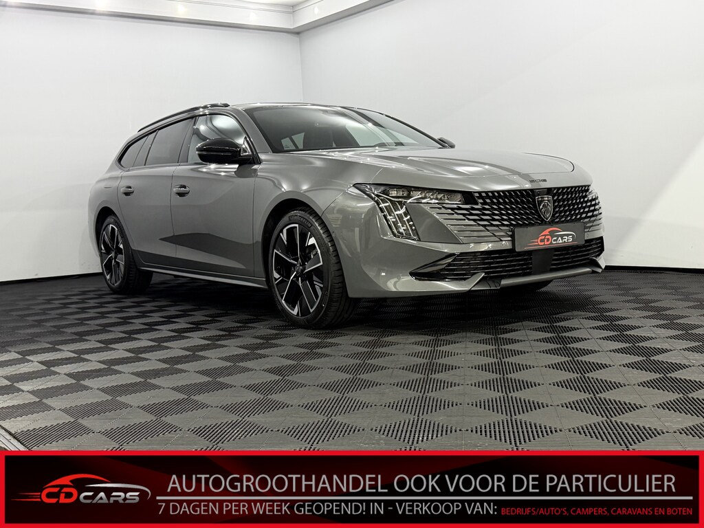 Peugeot 508 1.6 HYbrid 225 Allure Pack Plug-in 360 Camera, Half leder, Navi, Keyless start, Cruise control, Virtual desk, Elektrische achterklep, 1 jaar garantie .