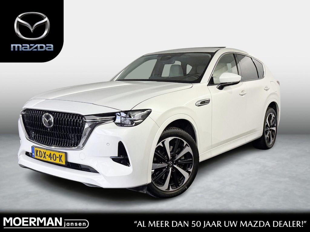 Mazda CX-60 2.5 e-SkyActiv PHEV Takumi Plus / Panodak / 360Camera / Wit leder