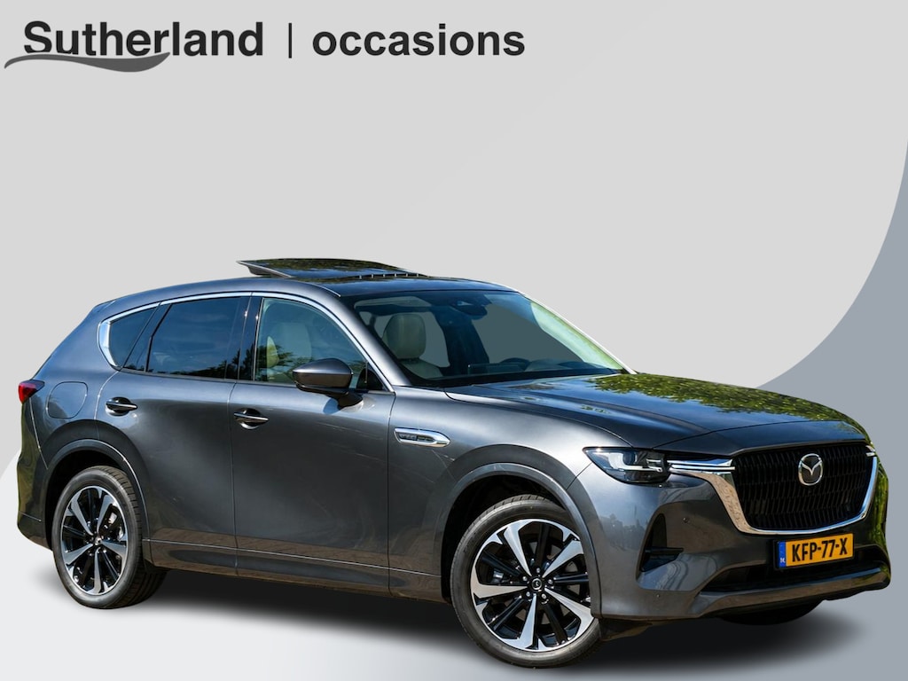 Mazda CX-60 2.5 e-SkyActiv PHEV Takumi 328 PK | Wegklapbare Trekhaak | Panoramadak | 360 graden camera | Achteruitrijcamera | Stoelverwarming |  Adaptieve Cruise Control