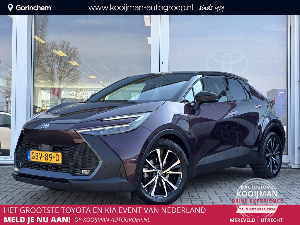 Toyota C-HR / C-HR+ 1.8 Hybrid 140 First Edition | Apple Carplay/Android auto | 360 camera | Elek. achterklep | Bi-tone | Toyota garantie tot 2034!