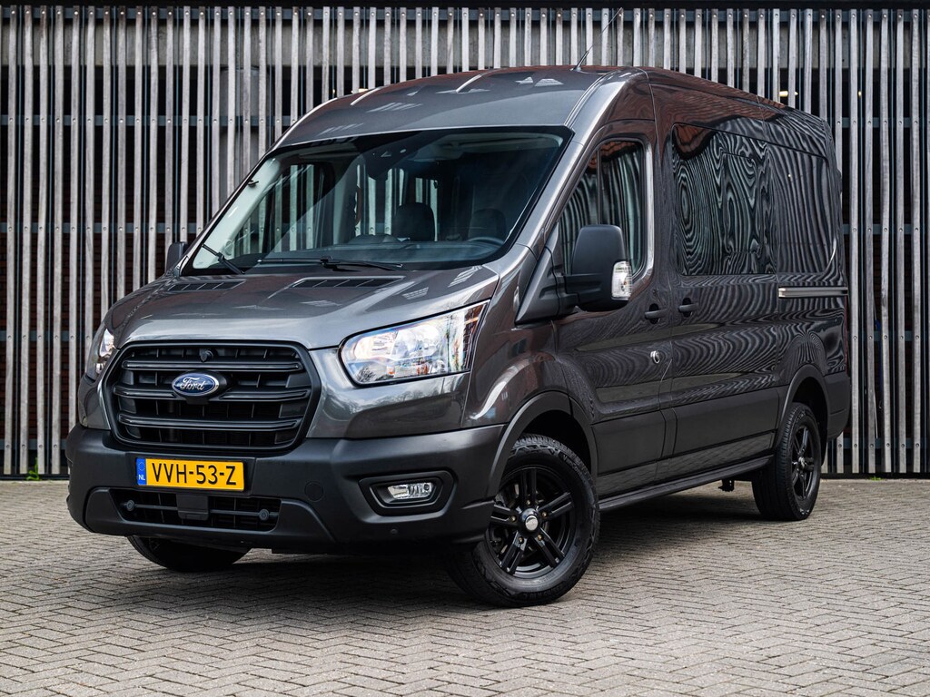 Ford Transit 350 2.0 TDCi 170pk L2H2 4X4 5-Pers. |Leder|Camera|DAB+|ClimateControl|Stoelverwarming|CruiseControl