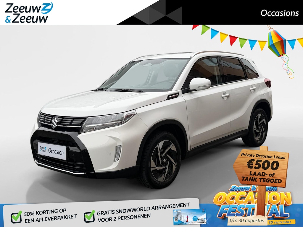 Suzuki Vitara 1.5 Hybrid Style 116PK AUTOMAAT SUNROOF! | Navigatie | Apple Carplay & Android Auto | Adaptive Cruise Control | Climate Control | Achteruitrijcamera | Parkeersensoren voor & achter | Stoelverwarming |