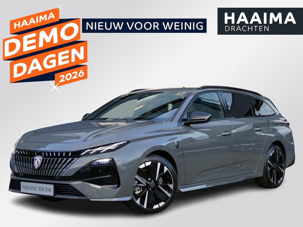 Peugeot 308 SW 1.6 Plug-in Hybrid 195 GT | €6.000,- DEMO VOORDEEL! | 85km EV Actieradius WLTP | 360° Camera | Matrix LED | Apple Carplay/Android Auto | Adaptive Cruise Control | Drive Assist | Elektrische kofferklep | Active Sport Sound | Verlichte grill & logo