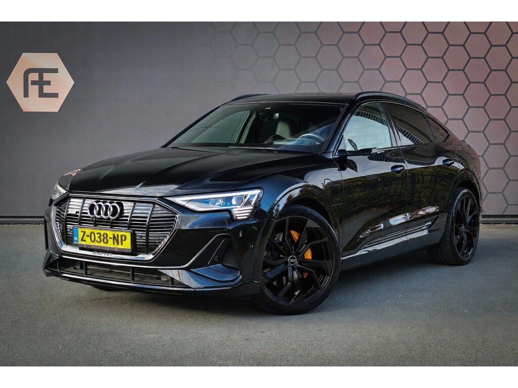Audi e-tron Sportback 55 quattro 95 kWh | RS-STOELEN | ADAPTIVE CRUISE | 22" | B&O SURROUND | PANORAMADAK | VIRTUAL MIRRORS | STUURWIELVERWARMING | TREKHAAK| HEAD-UP DISPLAY | STOELVERWARMING V+A | LUCHTVERING | CARPLAY | DUBBEL GLAS | SFEERVERLICHTING | DUBBEL OPLAADPUNT L+R | ETC.