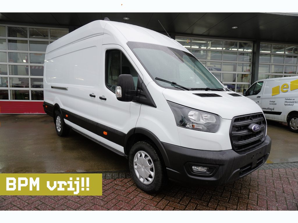 Ford Transit 350E 2.0 TDCI 130PK L4H3 Trend Nr. V200 | Airco | Cruise | Navi | Trekhaak