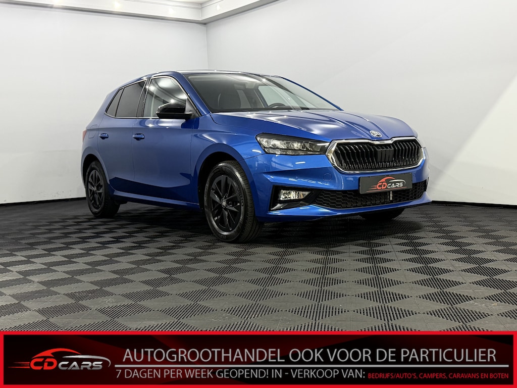 Skoda Fabia 1.0 TSI Business Edition Camera, Apple carplay, Keyless start, Virtual desk, Airco, Stoelverwarming, A start stop, Cruise control, Lichtmetalen velgen .
