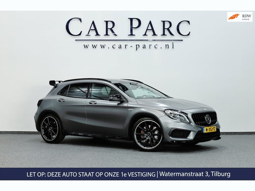 Mercedes-Benz GLA AMG 45 4MATIC Edition 1 MATT/LED/LEDER+S.VERWARMING+MEMORY/LMV/PDC/CRUISE/12 MND GARANTIE!