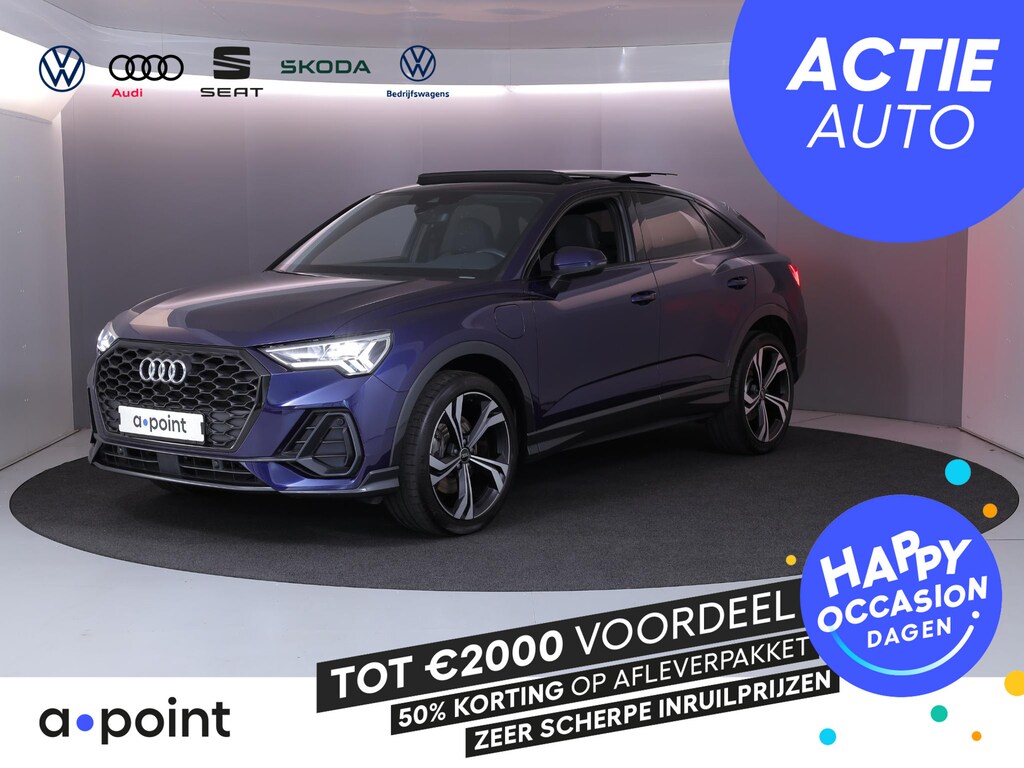 Audi Q3 Sportback 45 TFSI e S Edition 245 pk S-tronic | Navigatie | Panoramadak | Parkeersensoren | Achteruitrijcamera | Adaptieve cruise control | Lichtmetalen velgen 20" | S-line interieur