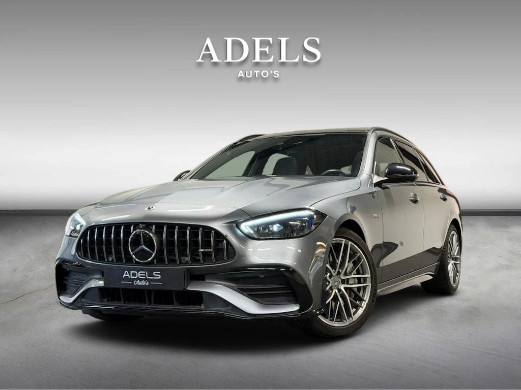 Mercedes-Benz C-klasse Estate AMG 43 4MATIC Panodak Burmester Nightpakket Distronic Plus Achterasbesturing