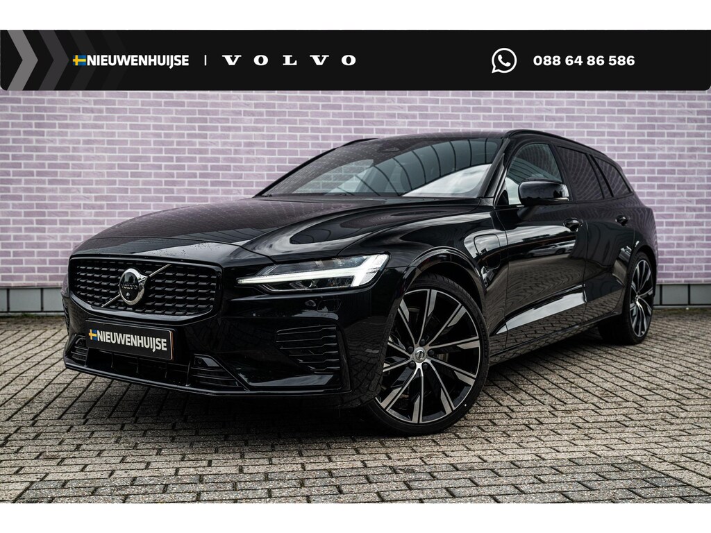 Volvo V60 2.0 T6 Plug-in hybrid AWD Ultra Dark | Schuif-/kanteldak | Head Up Display | Donker Glas | Sportstoelen | Power Seats | Harman Kardon |