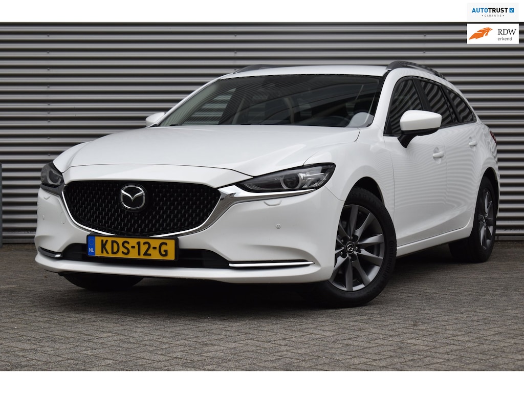 Mazda 6 Sportbreak 2.0 SkyActiv-G 165-PK, Airco, Ecc, Cruise, Navi, Camera, Trekhaak.