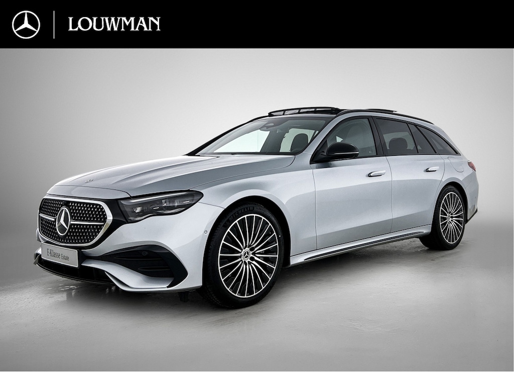 Mercedes-Benz E-klasse Estate 300 e Business Solution AMG | Winterpakket | Nightpakket | Comfortpakket Plus | Trekhaak | Head-up display | Panoramaschuifdak | 20" multispaaks AMG velgen |