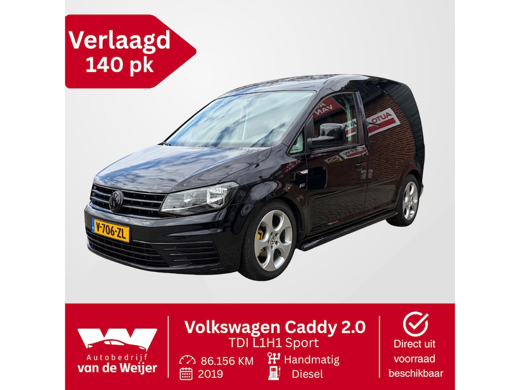 Volkswagen Caddy 2.0 TDI L1H1 Sport verlaagd 140PK!