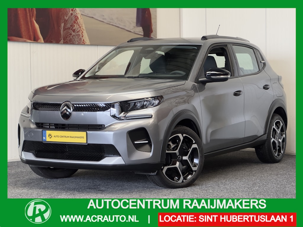 Citroën C3 1.2 TURBO PLUS 100PK NIEUW MODEL 2025 50 STUKS OP VOORRAAD !!! NAVIGATIE VIA APPLE CARPLAY/ANDROID CRUISE CONTROL AIRCO BLUETOOTH TELEFOON RIJSTROOKSENSOREN PDC ZEER MOOI !!
