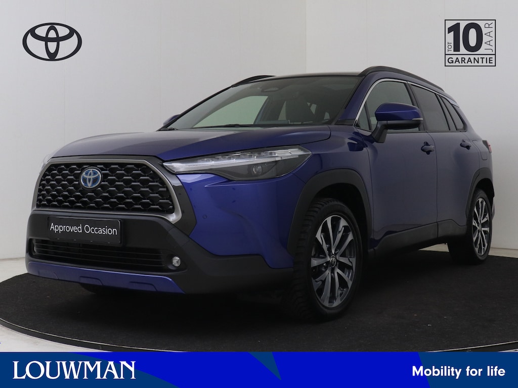 Toyota Corolla Cross 2.0 High Power Hybrid First Edition | Panoramadak | Stoel en stuurwielverwarming | Dealeronderhouden | Dodehoekdetectie |