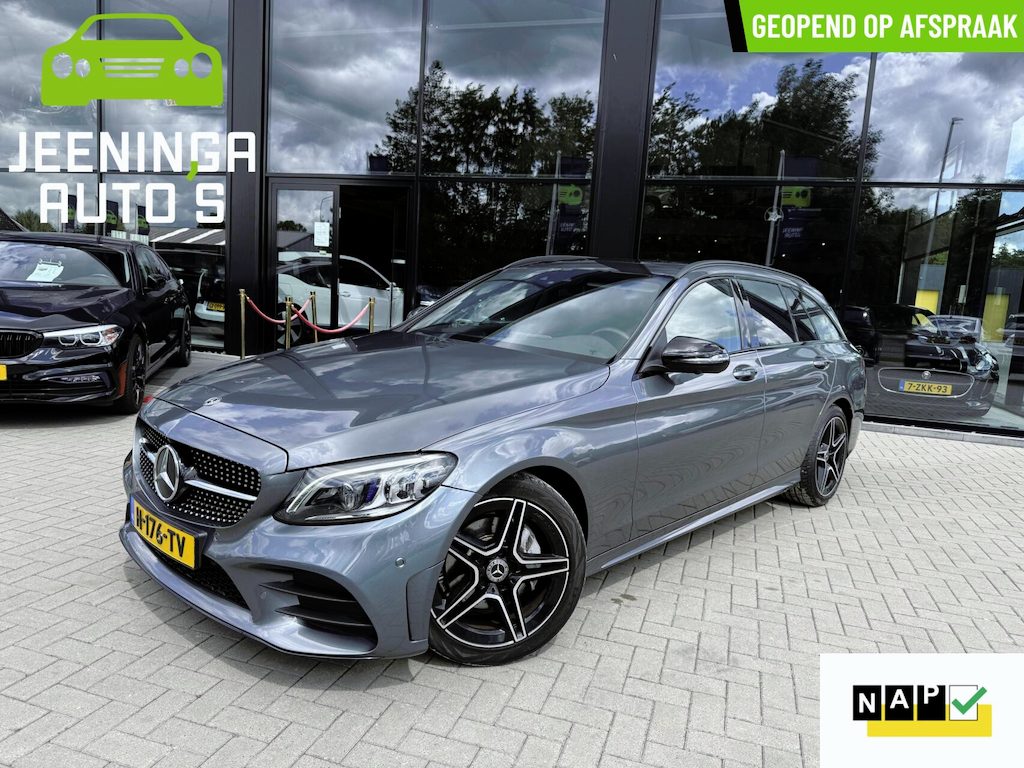 Mercedes-Benz C-klasse Estate 200 AMGBusiness Solution|Pano|Stoelverwarming|360Camera|ElekTrekhaak