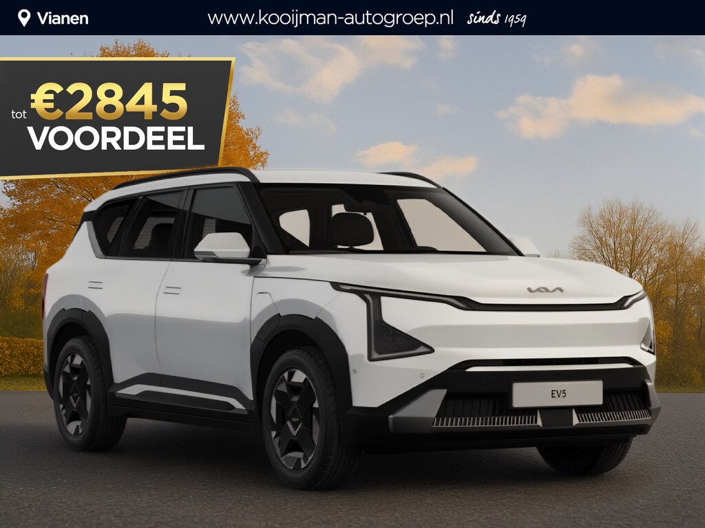 Kia EV5 Air 81.4 kWh Nu €3.000,- voordeel! Nu tijdelijk extra scherp geprijsd!