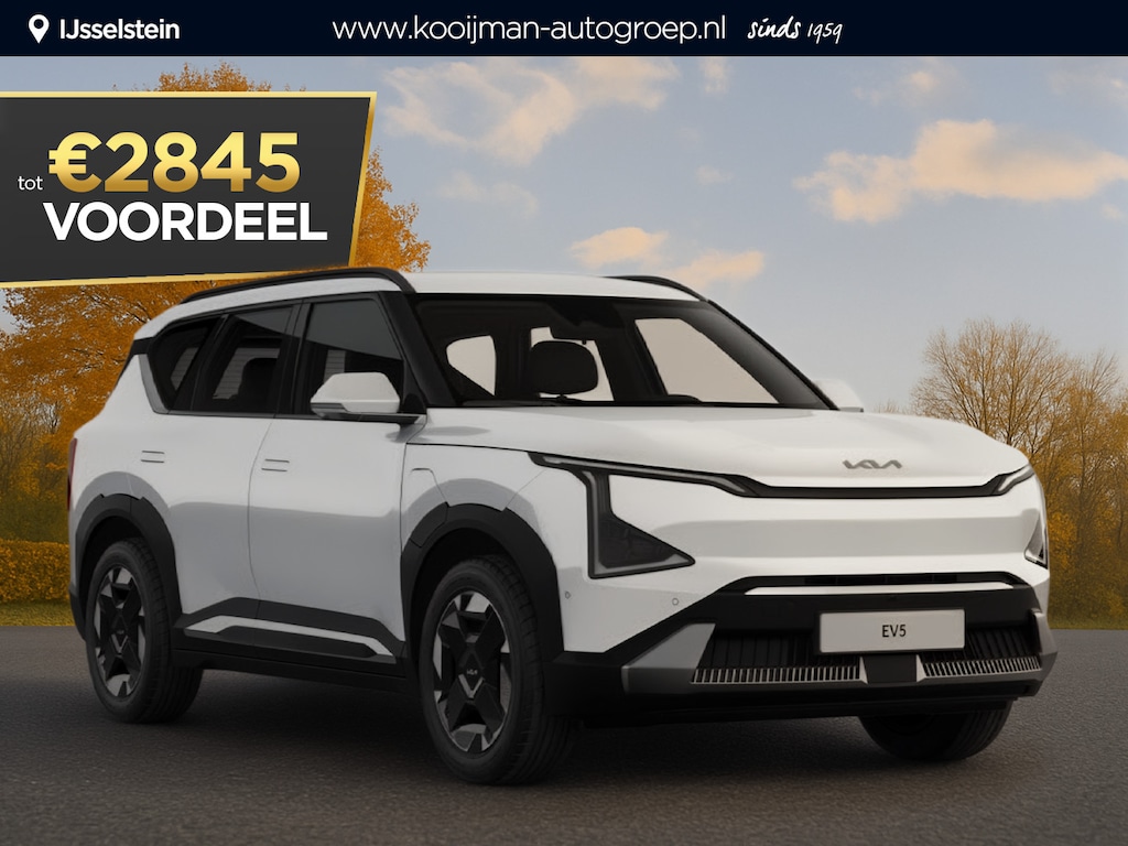 Kia EV5 Air 81.4 kWh Nu €3.000,- voordeel! Nu tijdelijk extra scherp geprijsd!