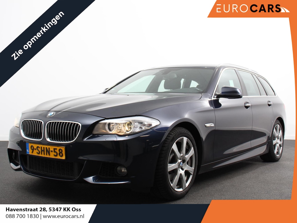 BMW 5-Serie Touring 520i Automaat Navigatie Climate Control Trekhaak Cruise Control Parkeer sensoren Lichtmetalen Vegen Handel/Export!