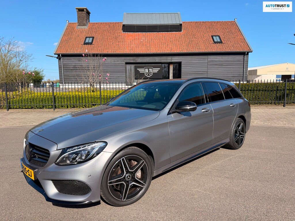 Mercedes-Benz C-klasse Estate 400 4-MATIC 43-AMG BURMESTER NIGHT-PAKKET PANORAMDAK 360" CAMERA LEER A