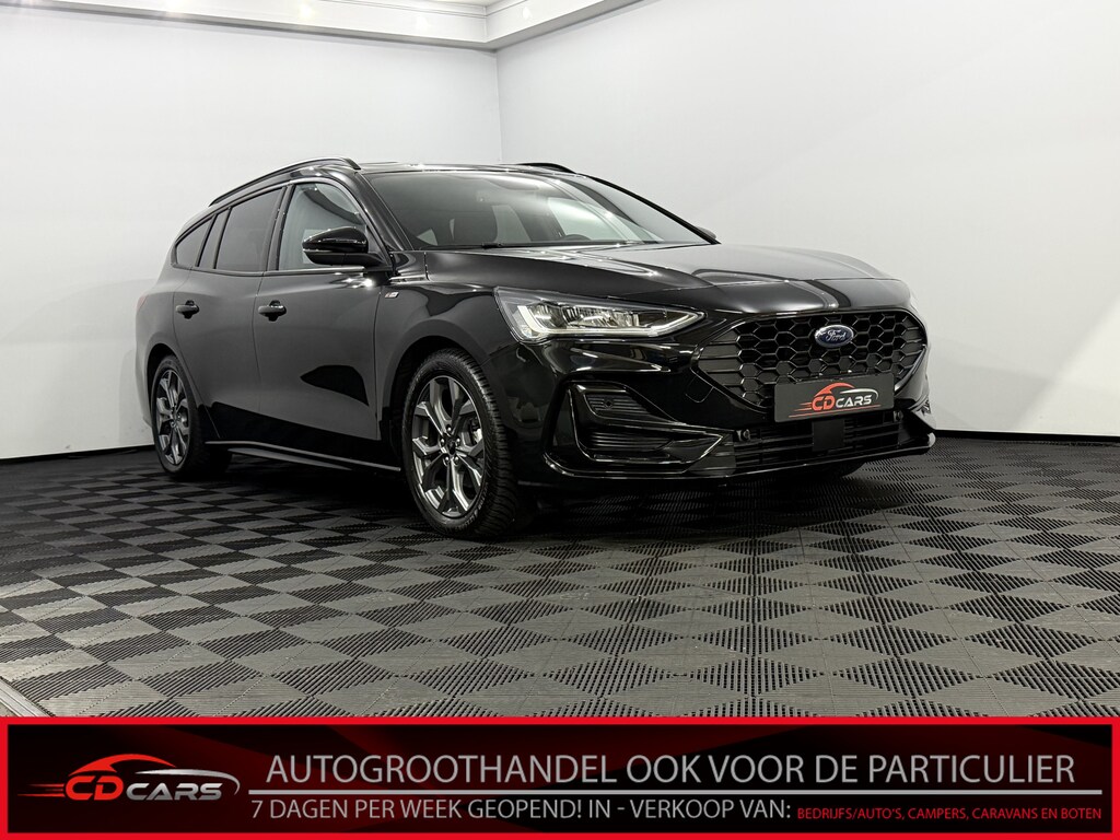 Ford Focus 1.0 EcoBoost Hybrid ST Line 155pk Camera, Navi, Clima, Keyless start, Cruise control, Rijstrook correctie, A start stop, Lichtmetalen velgen .
