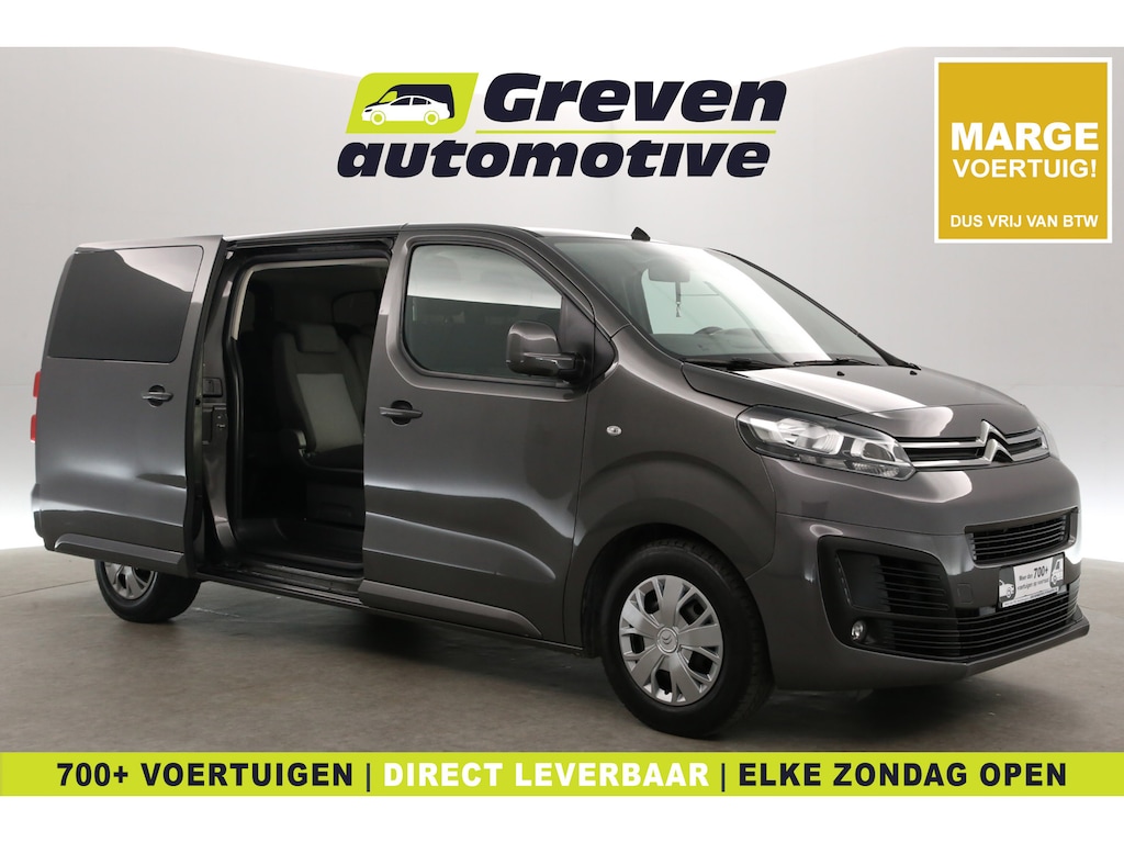 Citroën SpaceTourer 1.5 BlueHDi L3H1 | MARGE | 9 Zits | Incl. BPM | Airco | Cruise | Carplay | Trekhaak | 2xSchuifdeur | Parkeersens.