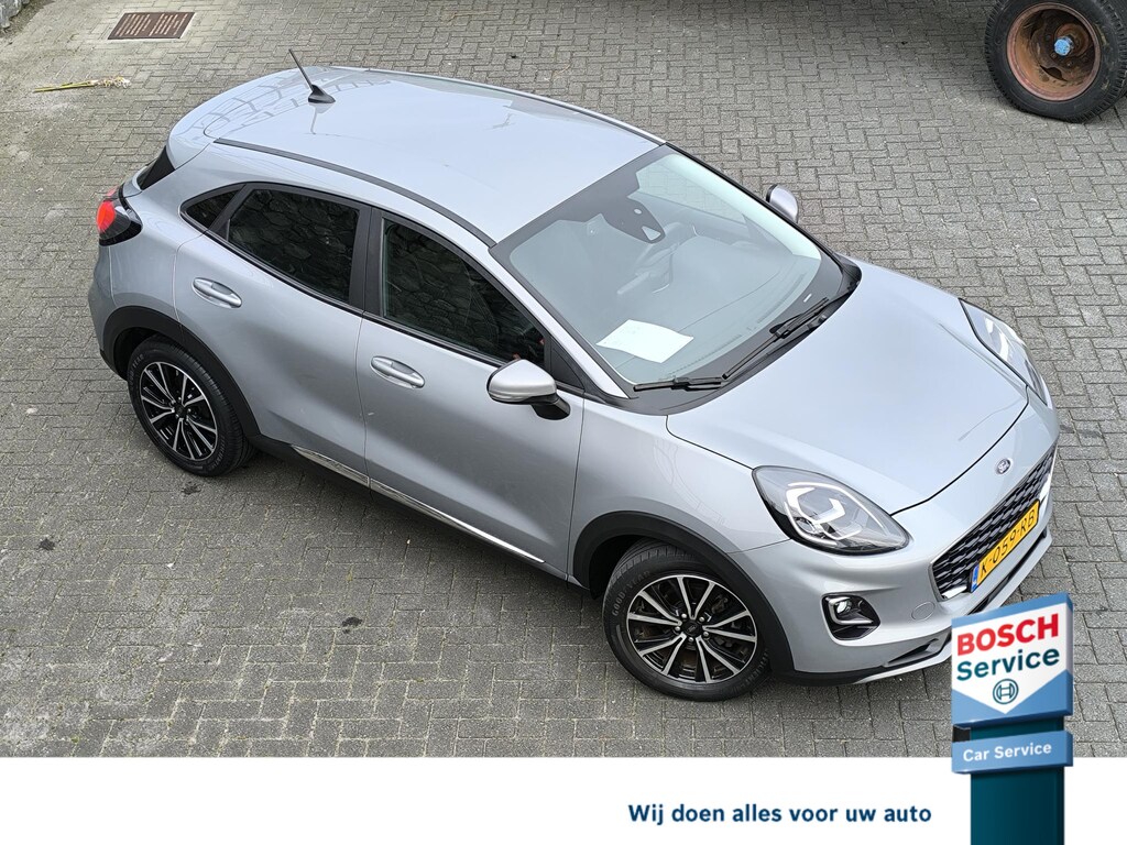 Ford Puma 1.0 EcoBoost Hybrid Titanium Stoel stuur en voorruit verwarming, climate en cruise control, carplay android DAB+ 1e eigenaar